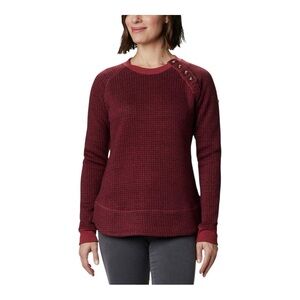 Columbia Women's Chillin Sweater
- Size: Small
- Color: Marsala Red Houndstooth
